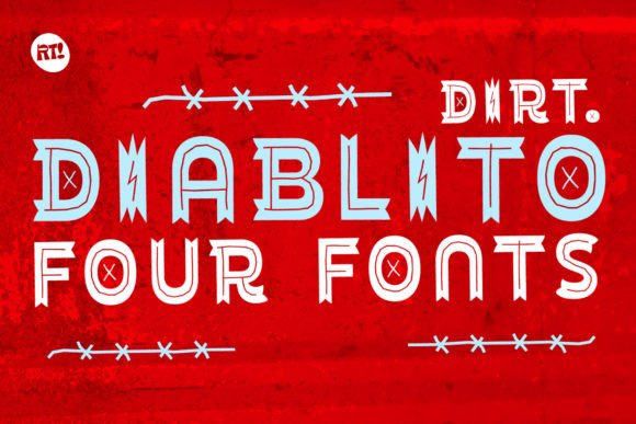 Adding Playful Charm with Diablito Dirt Font