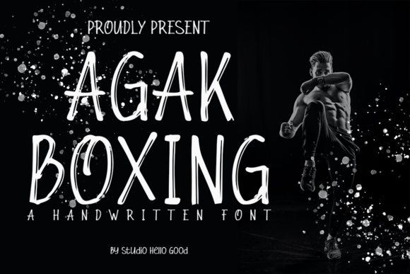 Agak Boxing: A Dynamic Typeface for Bold Editorial Design