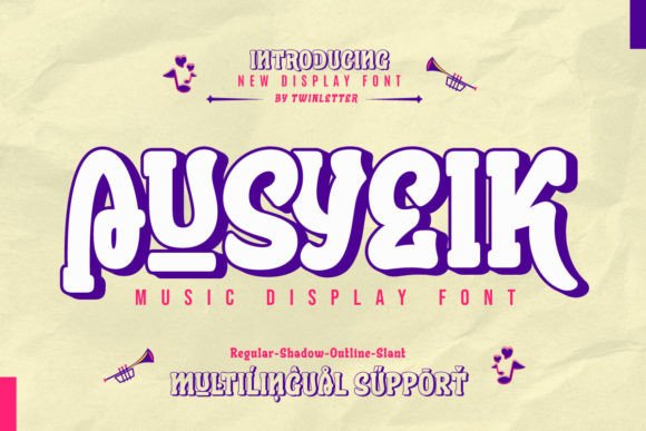 Ausyeik: A Bold and Expressive Display Font