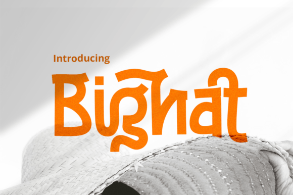Bighat: A Premium Font for Crafters and Creators
