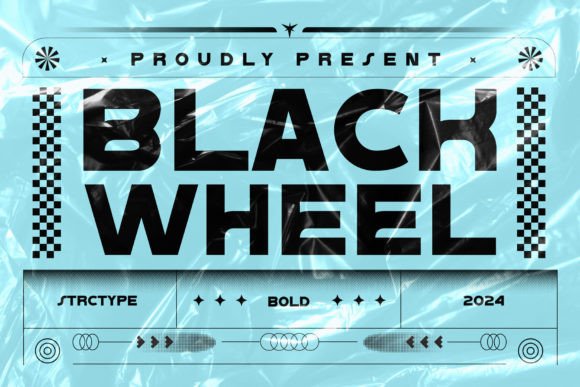 Black Wheel: A Dynamic Font for Bold Branding