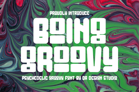Boing Groovy: A Vibrant Display Font for Your Brand