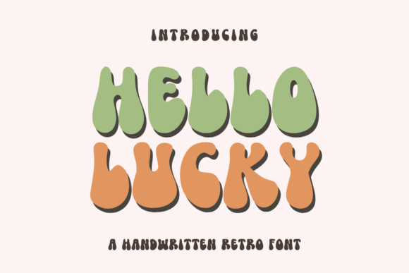 Bring Cheer to Your Creations with Hello Lucky Font