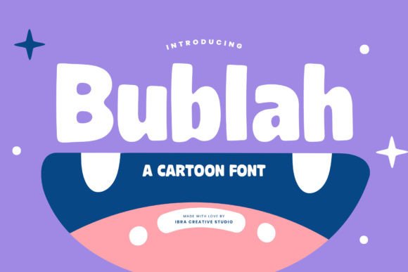Bublah: A Whimsical Font for Craft and Product Design