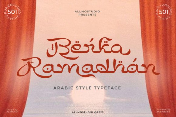 Discover Berka Ramadhan: A Unique Display Font for Creative Projects