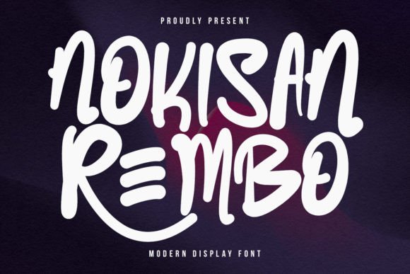 Discover Nokisan Rembo: A Versatile Display Font for Editorial Design