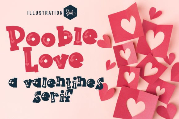 Discover Pooble Love: A Charming Serif Font for Creative Projects