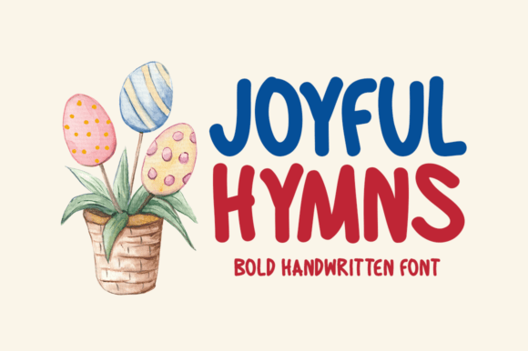 Enhance Your Brand with Joyful Hymns: A Vibrant Display Font