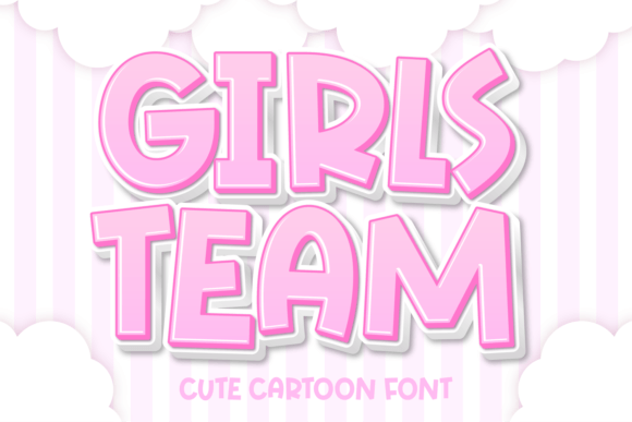 Girls Team: A Charming Display Font for Editorial Design