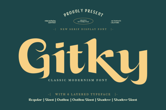 Gitky: A Premium Serif Font for Elegant Branding