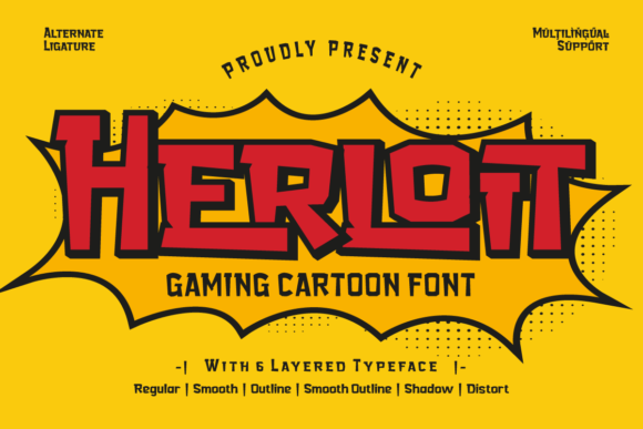 Herloit: A Unique Display Font for Creative Branding