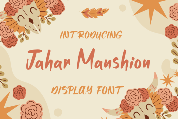 Jahar Mansion: A Joyful Display Font for Creative Projects