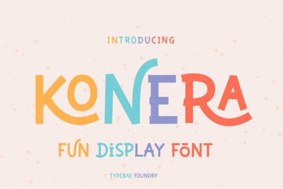Konera: A Playful Display Font for Engaging Web Designs
