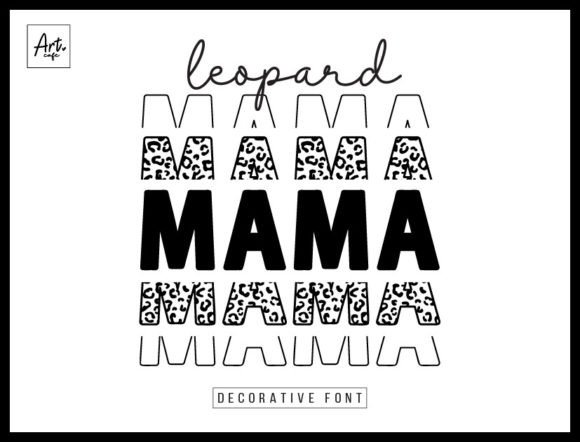 Leopard Mama: A Retro-Styled Display Font for Editorial Flair