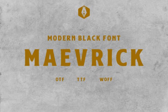 Maevrick: A Bold and Sophisticated Display Font for Web Design