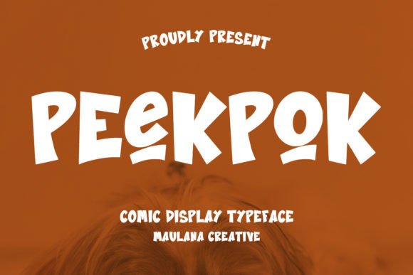 Peekpok: A Playful Font for Creative Branding