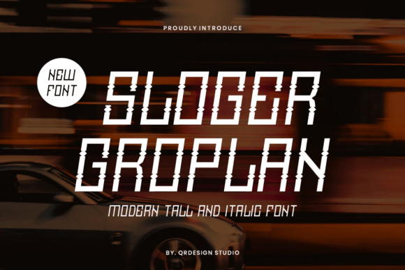 Sloger Groplan: A Unique Display Font for Creative Web Design