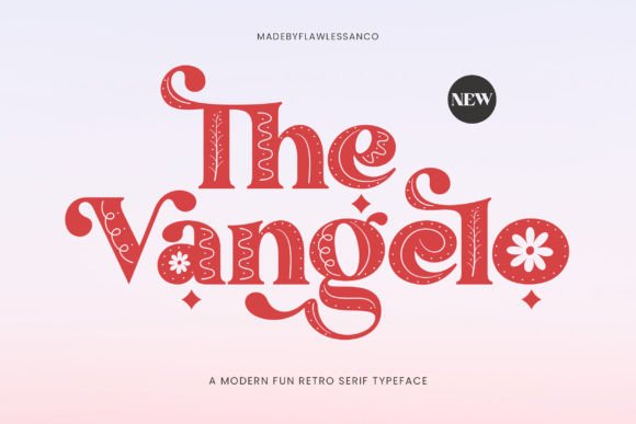 The Vangelo: A Modern Retro Serif for Editorial Design