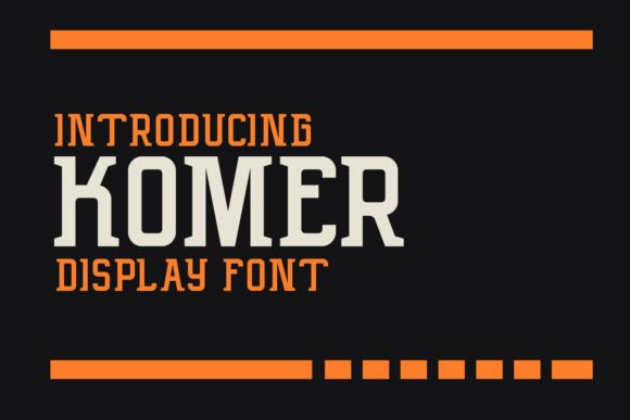 Transform Your Brand with Komer: A Modern Display Font