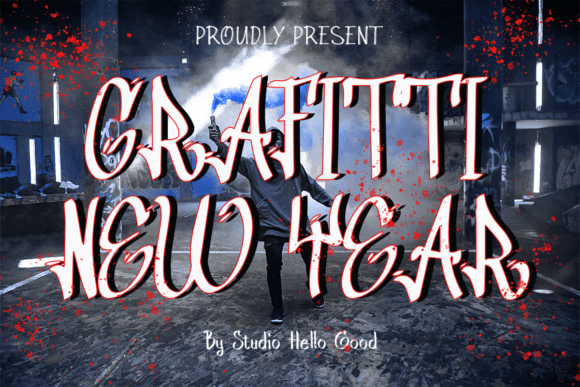 Unleash Creativity with Grafitti New Year Font