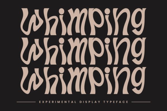 Whimping: A Creative Font for Handmade Makers